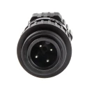 Hirschmann Circular Connector, 4 Contacts, Cable Mount, M22 Connector, Male Plug, IP67, Polymer Housing 934124100 CA 3 LS