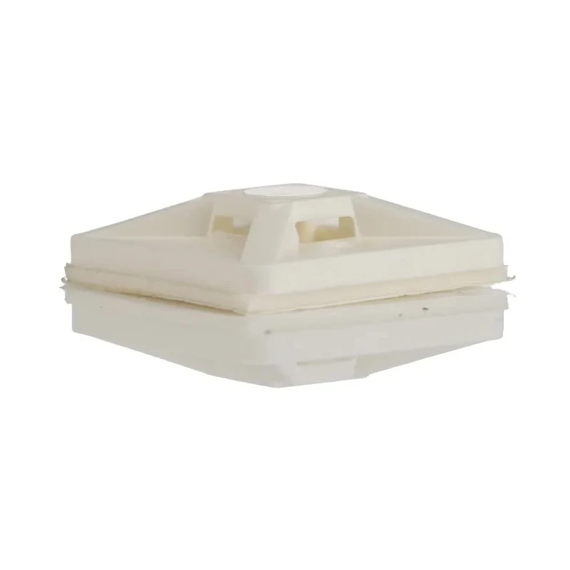 HellermannTyton Natural Cable Tie Mount 4.1 mm Cable Tie Width Acceptance 19 mm Length 19 mm Width 151-28349 MB3A-PA66-WH
