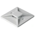 HellermannTyton Natural Cable Tie Mount 4.1 mm Cable Tie Width Acceptance 19 mm Length 19 mm Width 151-28349 MB3A-PA66-WH
