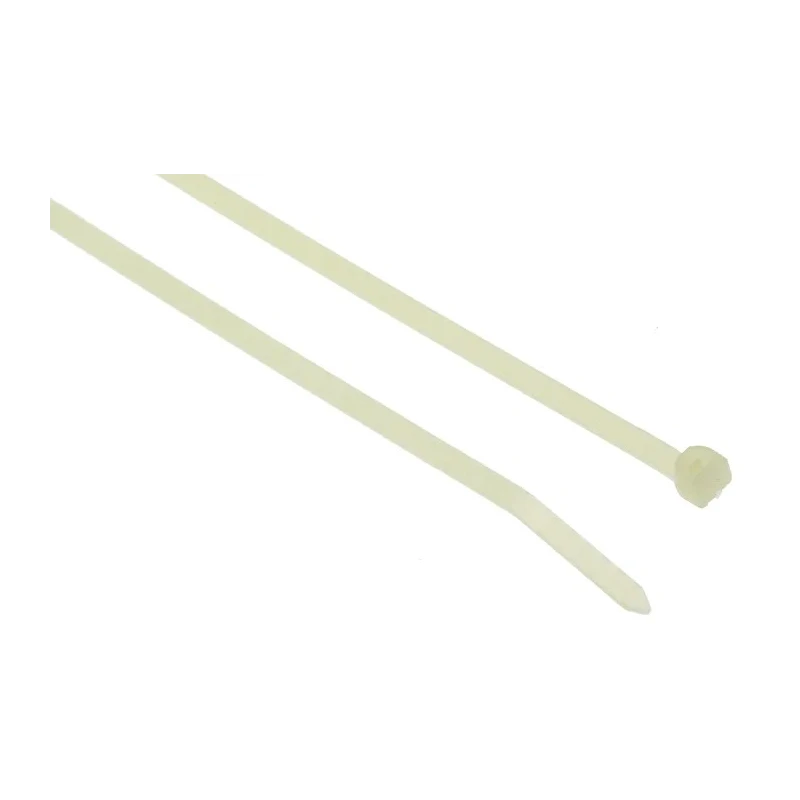 HellermannTyton Inside Serrated Cable Tie, Natural Polyamide 66, 390 mm Length x 4.7 mm Width 111-05459 T80L-PA66HS-NA