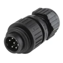 Hirschmann Industrial Circular Connector, 6 Contacts, Cable Mount, M22 Threaded Plug, Male, IP67, 250V 934126100 CA 6 LS