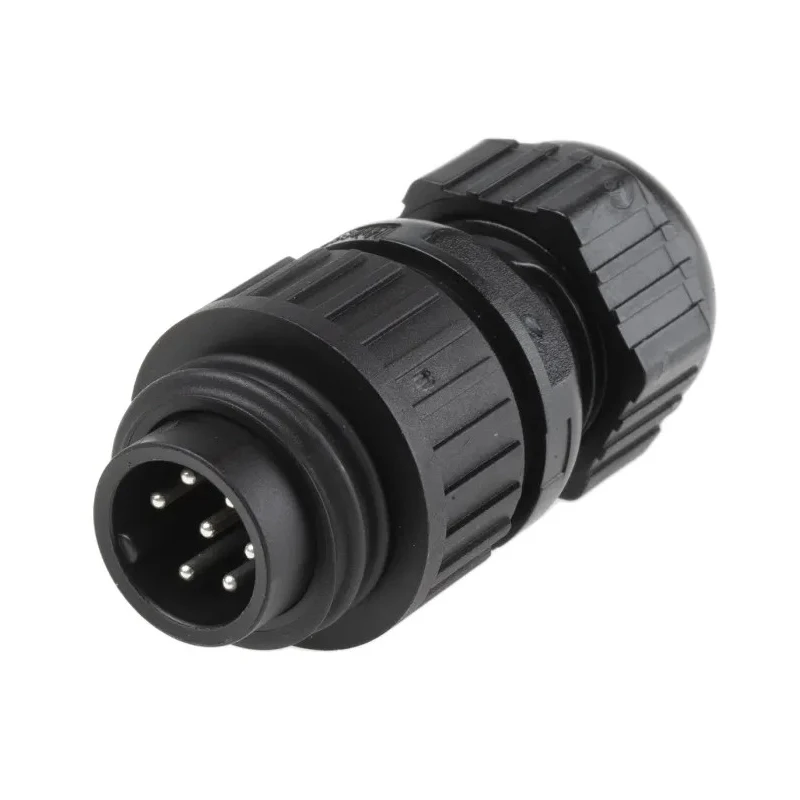 Hirschmann Industrial Circular Connector, 6 Contacts, Cable Mount, M22 Threaded Plug, Male, IP67, 250V 934126100 CA 6 LS