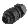 Hirschmann Industrial Circular Connector, 6 Contacts, Cable Mount, M22 Threaded Plug, Male, IP67, 250V 934126100 CA 6 LS