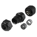 Hirschmann Industrial Circular Connector, 6 Contacts, Cable Mount, M22 Threaded Plug, Male, IP67, 250V 934126100 CA 6 LS