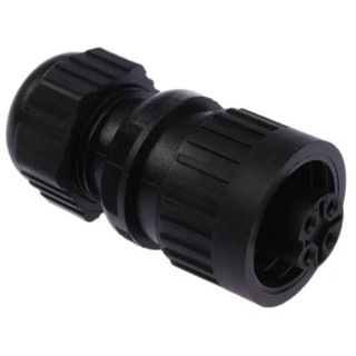 Hirschmann Industrial Circular Connector, Cable Mount M22, 4 Contacts 3+PE, Female Socket, IP67, 16A 400V 934125100 CA 3 LD