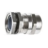 SIB TEC Series Metallic Nickel Plated Brass Cable Gland PG11 Thread, 6 mm Minimum Cable Diameter, 11.5 mm Maximum C5011000R