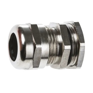 SIB SIB-TEC Series Metallic Nickel Plated Brass Cable Gland PG13 Thread 7 mm Min., 13 mm Max. IP68 C5013000R