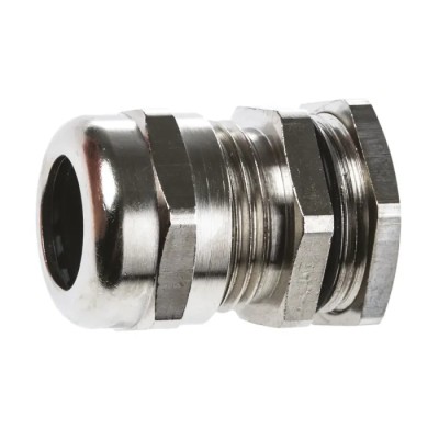 SIB SIB-TEC Series Metallic Nickel Plated Brass Cable Gland PG13 Thread 7 mm Min., 13 mm Max. IP68 C5013000R