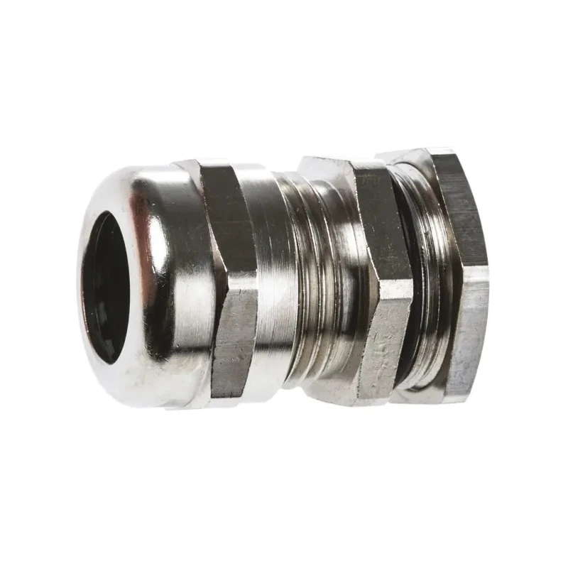 SIB SIB-TEC Series Metallic Nickel Plated Brass Cable Gland PG13 Thread 7 mm Min., 13 mm Max. IP68 C5013000R