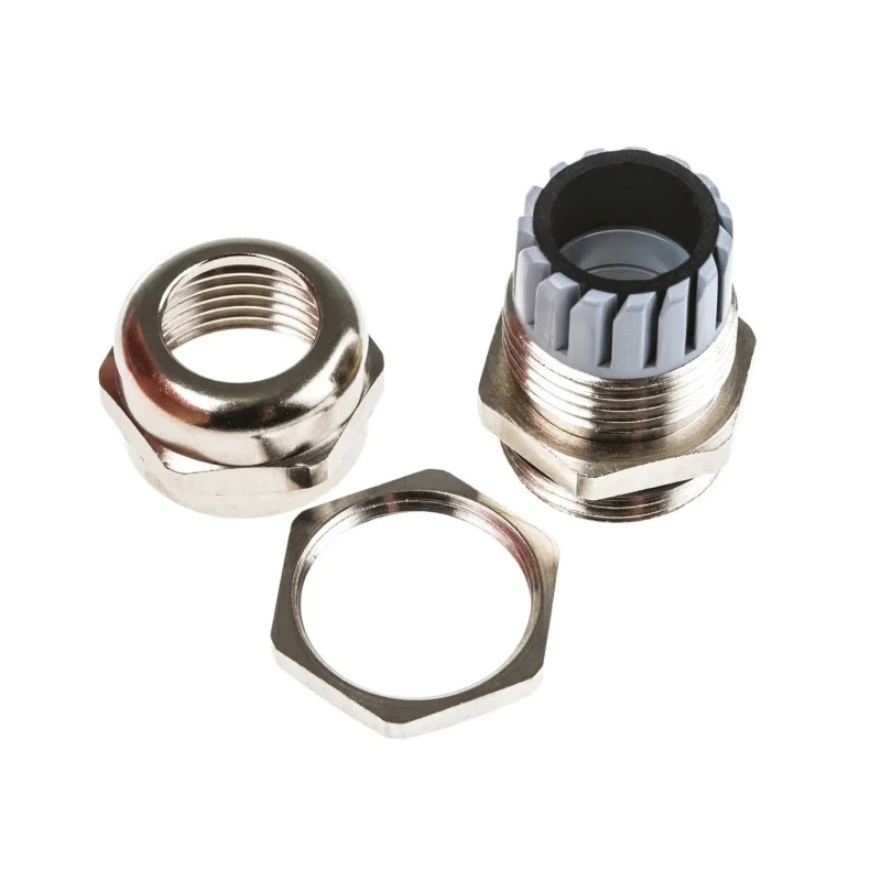 SIB SIB-TEC Series Metallic Nickel Plated Brass Cable Gland PG13 Thread 7 mm Min., 13 mm Max. IP68 C5013000R
