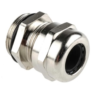 SIB SIB-TEC Series Metallic Nickel Plated Brass Cable Gland M20 Thread 7 mm Min. 13 mm Max. IP68 C5220000R