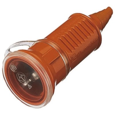MENNEKES 16A 230V Industrial Thermoplastic Orange Europe Mains Connector Screw Termination 10842