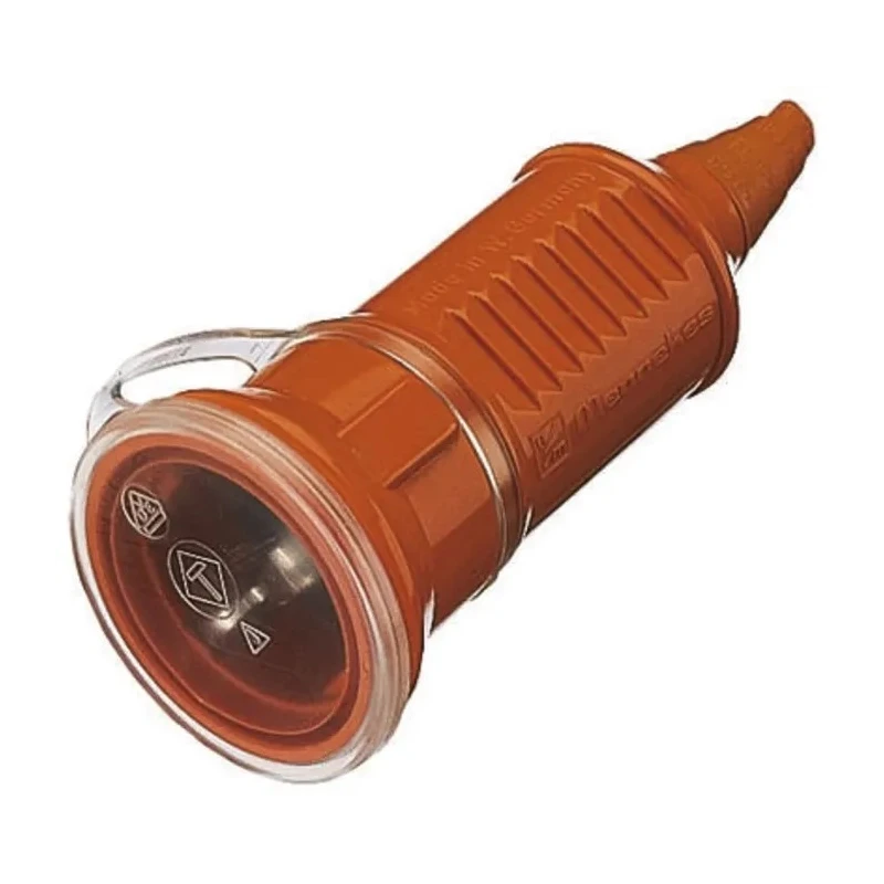 MENNEKES 16A 230V Industrial Thermoplastic Orange Europe Mains Connector Screw Termination 10842