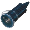 MENNEKES 16A 230V Europe Mains Connector Blue Thermoplastic Cable Screw Termination 10843