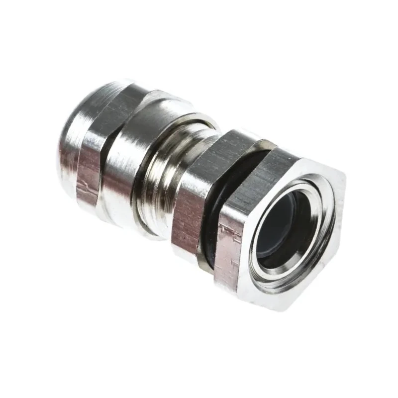 SIB SIB-TEC Series Metallic Nickel Plated Brass Cable Gland M12 Thread, 2.5 mm Min, 6.5 mm Max IP68 C5212000R
