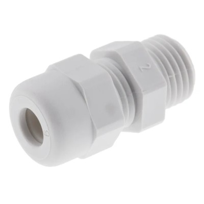 SIB WADI-TEC Series Grey Polyamide 6 Cable Gland, PG7 Thread, 3 mm Min., 6 mm Max., IP68 Z6100700R