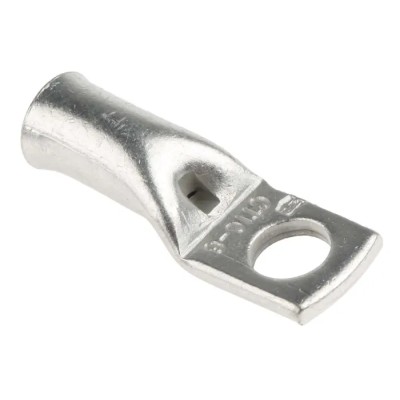 RS PRO Uninsulated Ring Terminal M6 Stud Size 6 AWG Wire Size Grey 531-043