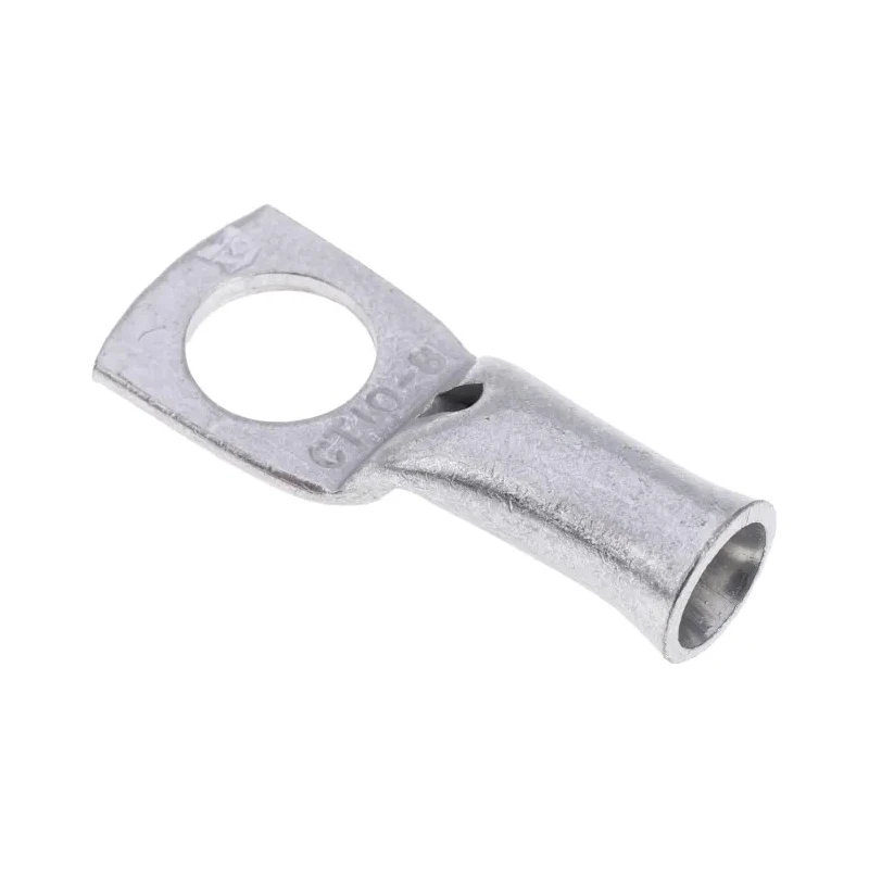 RS PRO Uninsulated Ring Terminal M8 Stud Size 8 AWG Wire Size Grey 531-037