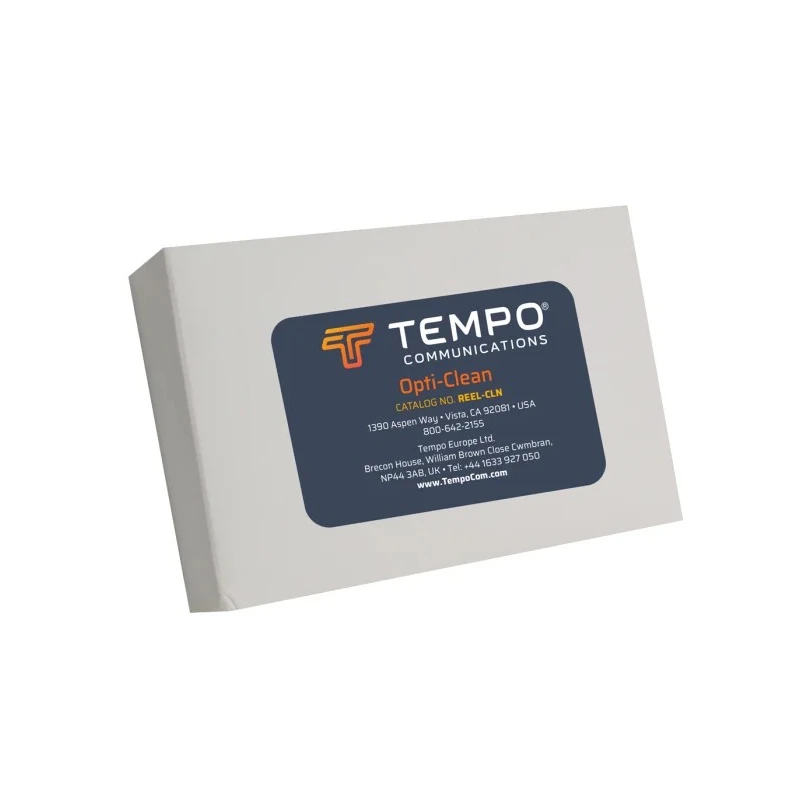 Tempo Cassette Tape Cleaner Tape for Fibre Optics Cleaning, 140 g REEL-CLN
