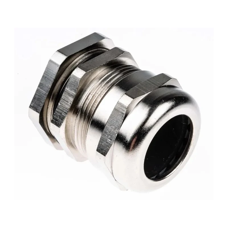 SIB SIB-TEC Series Metallic Nickel Plated Brass Cable Gland, M32 Thread, 11 mm Min., 21 mm Max., IP68 C5232000R