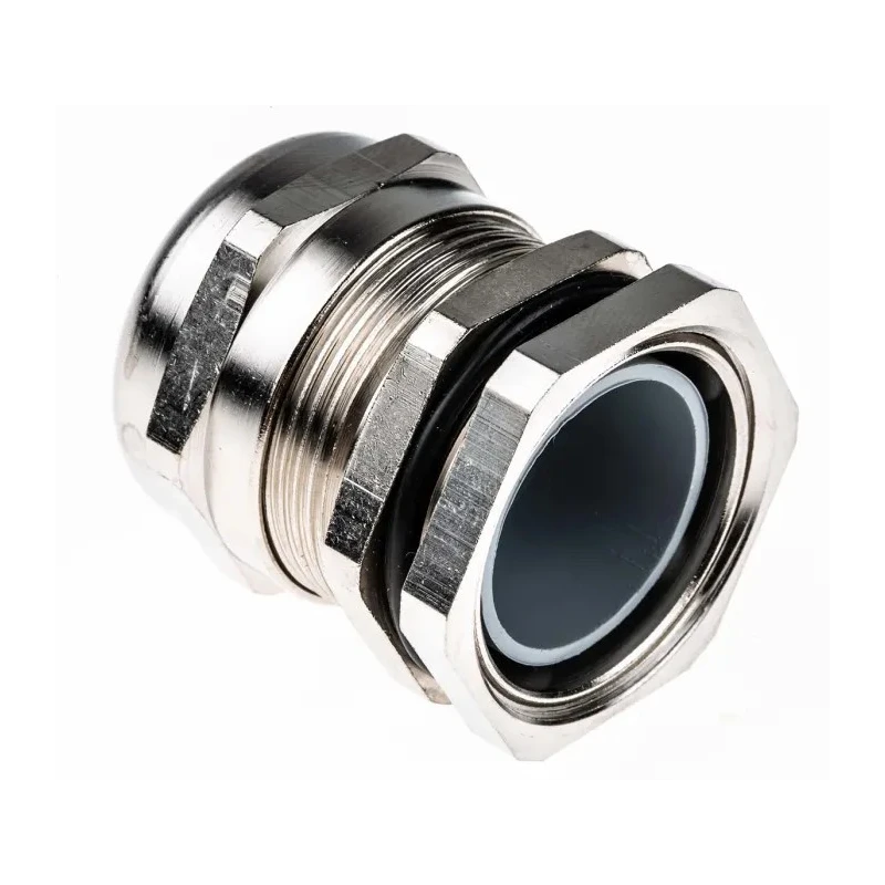 SIB SIB-TEC Series Metallic Nickel Plated Brass Cable Gland, M32 Thread, 11 mm Min., 21 mm Max., IP68 C5232000R