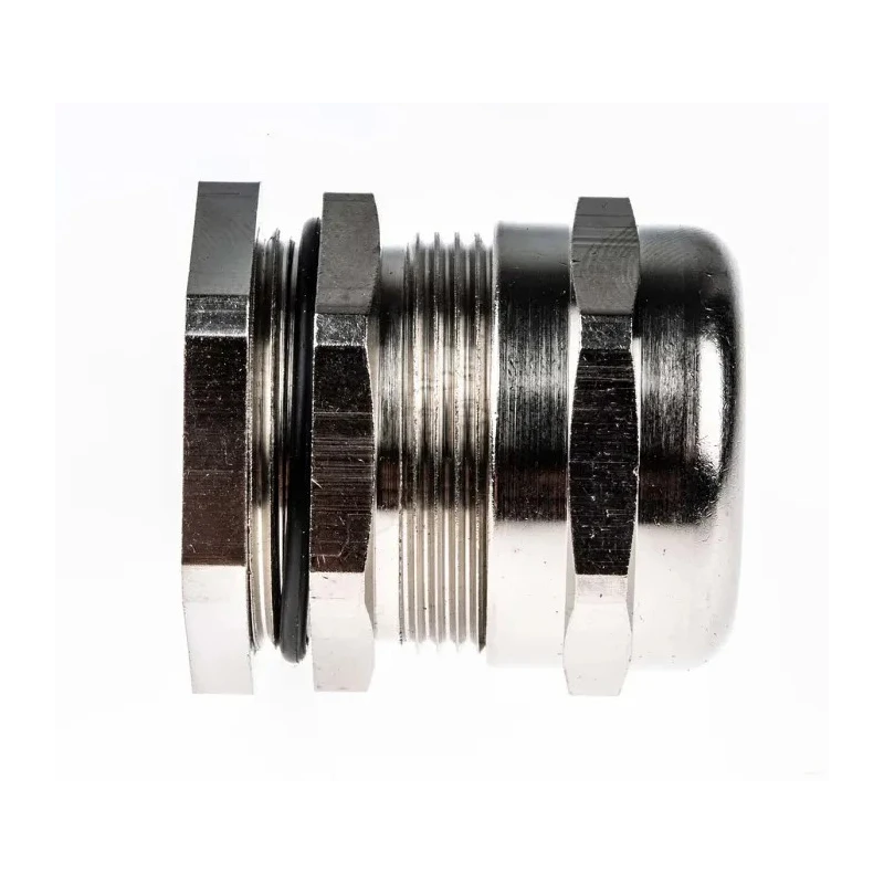 SIB SIB-TEC Series Metallic Nickel Plated Brass Cable Gland, M32 Thread, 11 mm Min., 21 mm Max., IP68 C5232000R