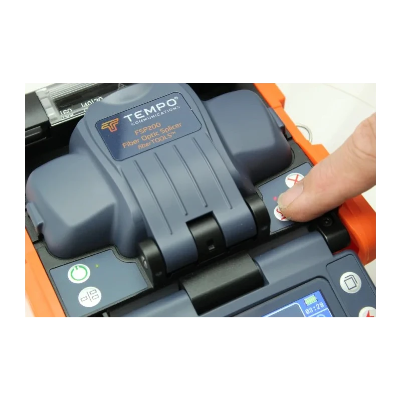 Tempo Optical Fibre Fusion Splicer and Cleaver Kit, High Performance Core Alignment Splicer 7-Second Splice FSP200-KIT1-EU