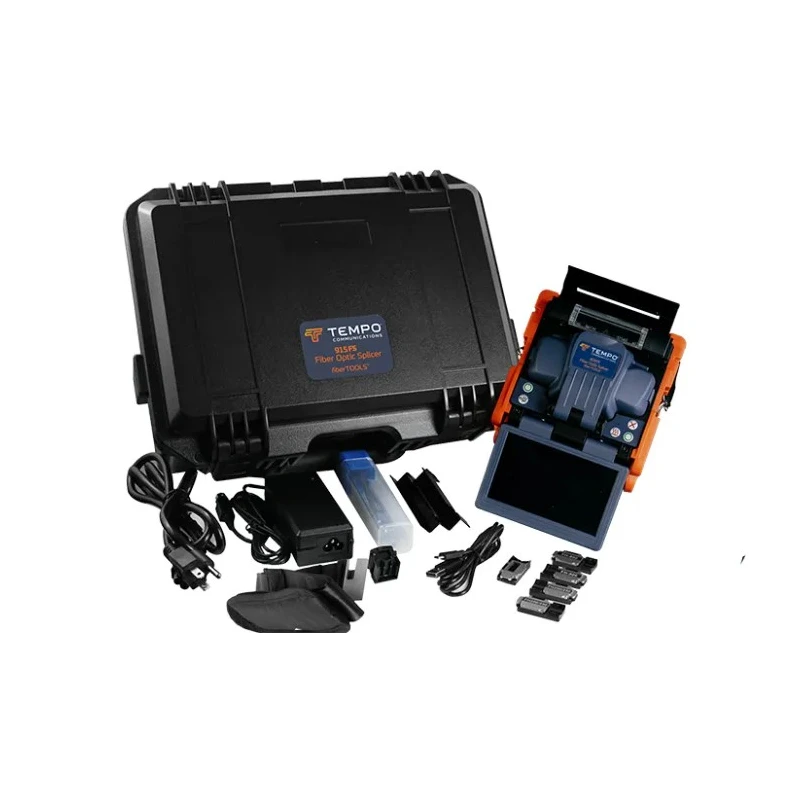 Tempo Optical Fibre Fusion Splicer with Active Clad Alignment Technology 915FS-KIT1-EU