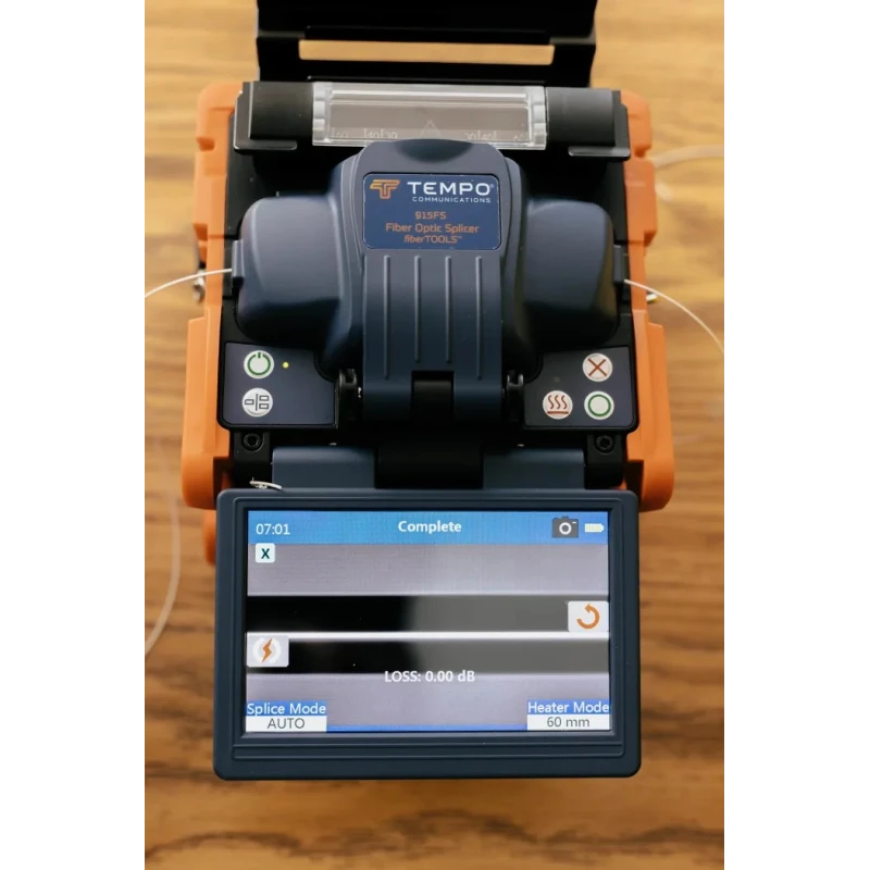 Tempo Optical Fibre Fusion Splicer with Active Clad Alignment Technology 915FS-KIT1-EU