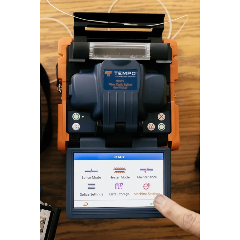Tempo Optical Fibre Fusion Splicer with Active Clad Alignment Technology 915FS-KIT1-EU