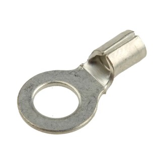 RS PRO Uninsulated Ring Terminal M5 Stud Size 16 AWG to 14 AWG Copper Tin Plated 150°C 208-2616