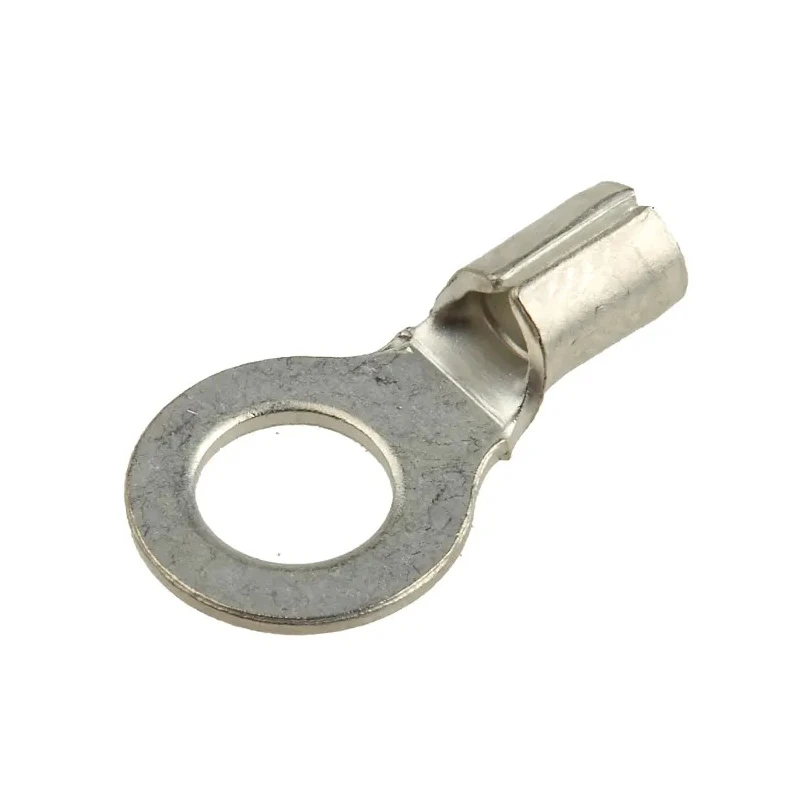 RS PRO Uninsulated Ring Terminal M5 Stud Size 16 AWG to 14 AWG Copper Tin Plated 150°C 208-2616