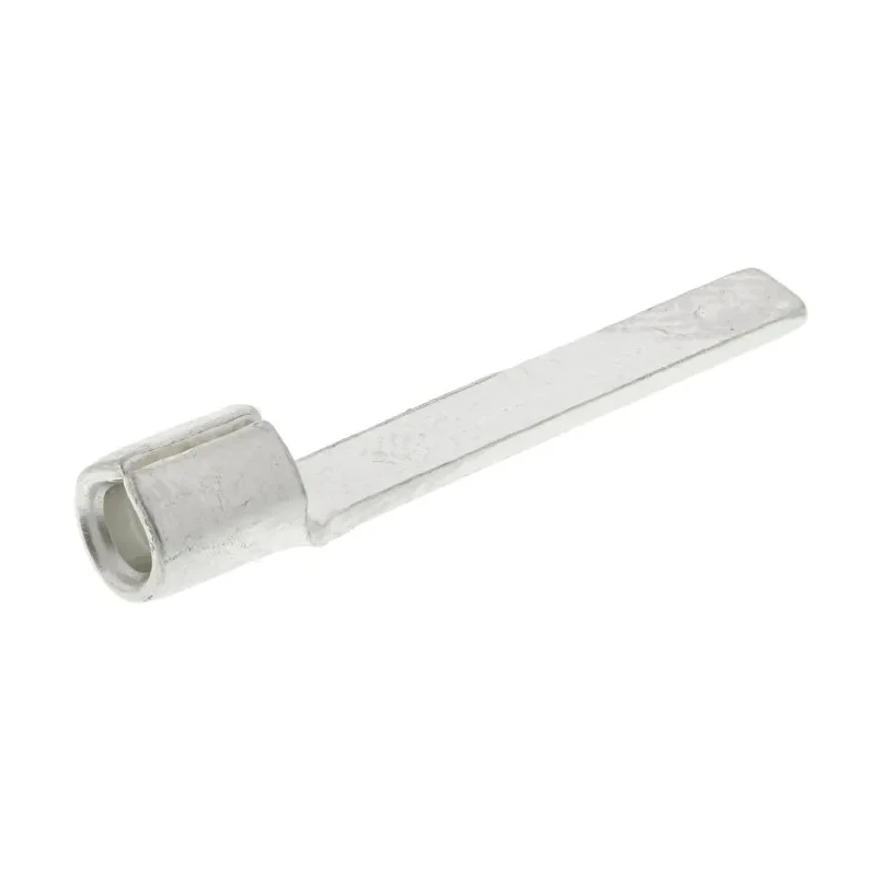 RS PRO Uninsulated Crimp Blade Terminal 18 mm Blade Length, 16 AWG to 14 AWG, Blue 208-2694