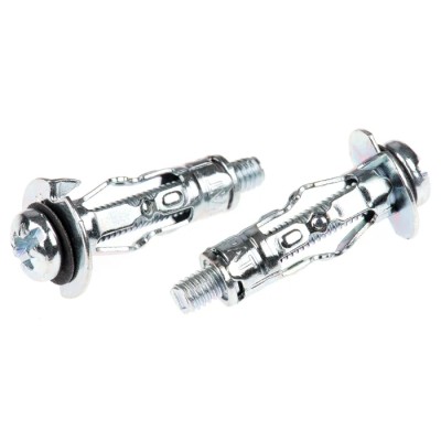 RawlPlug Carbon Steel Expanding Bolt Cavity Fixing Zinc Plated, 8 mm Fixing Hole Diameter, 20 mm Length SM-04020
