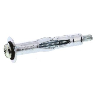 RawlPlug Carbon Steel Expanding Bolt Cavity Fixing Zinc Plated 8 mm Hole Diameter 38 mm Length SM-04038