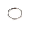 SIB Nickel Plated Brass Cable Gland Locknut PG29 Thread D4029106