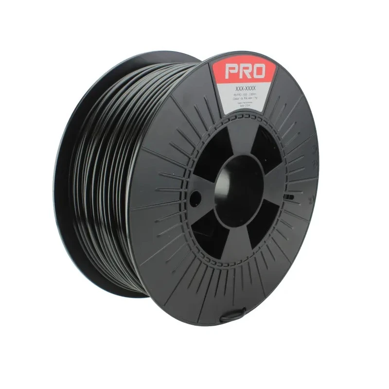 RS Pro 2.85 mm Black Tough PLA 3D Printer Filament, 1 kg 232-5392