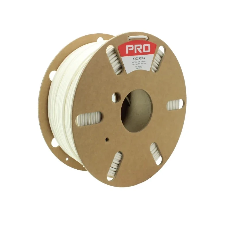 RS PRO White PLA 3D Printer Filament 2.85 mm Diameter 1 kg Recycled Material 210°C 232-5437