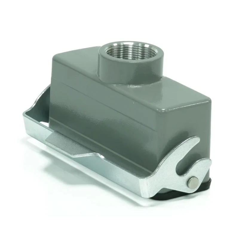 RS PRO Heavy Duty Power Connector Housing Die Cast Aluminium IP65 M32 Thread Size 1 Lever Locking 208-3965