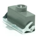 RS PRO Heavy Duty Power Connector Housing Die Cast Aluminium IP65 Cable-to-Cable Housing 1 Lever RS PRO 208-3966
