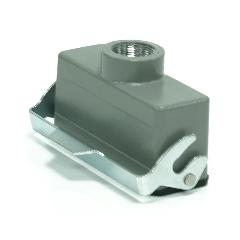RS PRO Heavy Duty Power Connector Housing Die Cast Aluminium IP65 Cable-to-Cable Housing 1 Lever RS PRO 208-3966