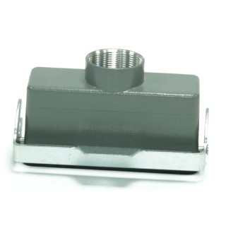RS PRO Heavy Duty Power Connector Housing Cable-to-Cable 1 Lever Die Cast Aluminium IP65 208-3967