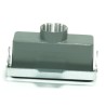 RS PRO Heavy Duty Power Connector Housing Cable-to-Cable 1 Lever Die Cast Aluminium IP65 208-3967