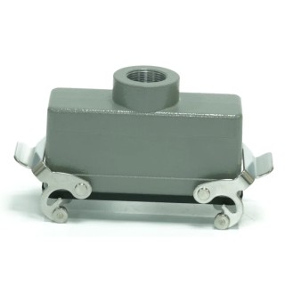 RS PRO Heavy Duty Power Connector Housing 2 Lever Die Cast Aluminium IP65 RS-H24B 208-3968