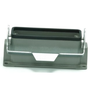 RS PRO Heavy Duty Power Connector Housing Surface Mount Die Cast Aluminium IP65 1 Lever Lock RS-H24B 208-4004