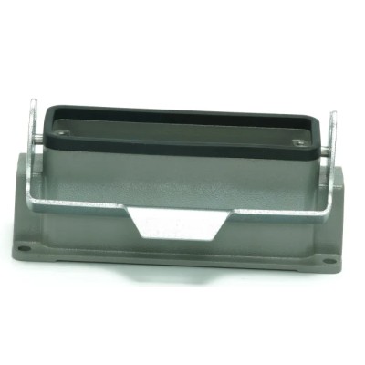 RS PRO Heavy Duty Power Connector Housing Surface Mount Die Cast Aluminium IP65 1 Lever Lock RS-H24B 208-4004