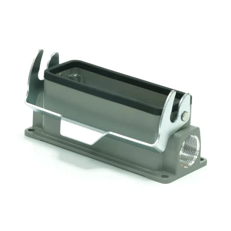 RS PRO Heavy Duty Power Connector Housing Surface Mount Die Cast Aluminium IP65 1 Lever Lock RS-H24B 208-4004