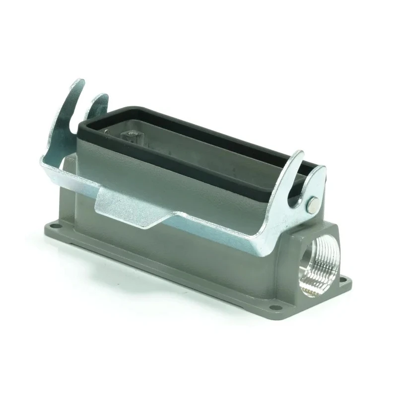 RS PRO Heavy Duty Power Connector Housing Surface Mount Die Cast Aluminium Body IP65 Rated 1 Lever Locking RS 208-4005