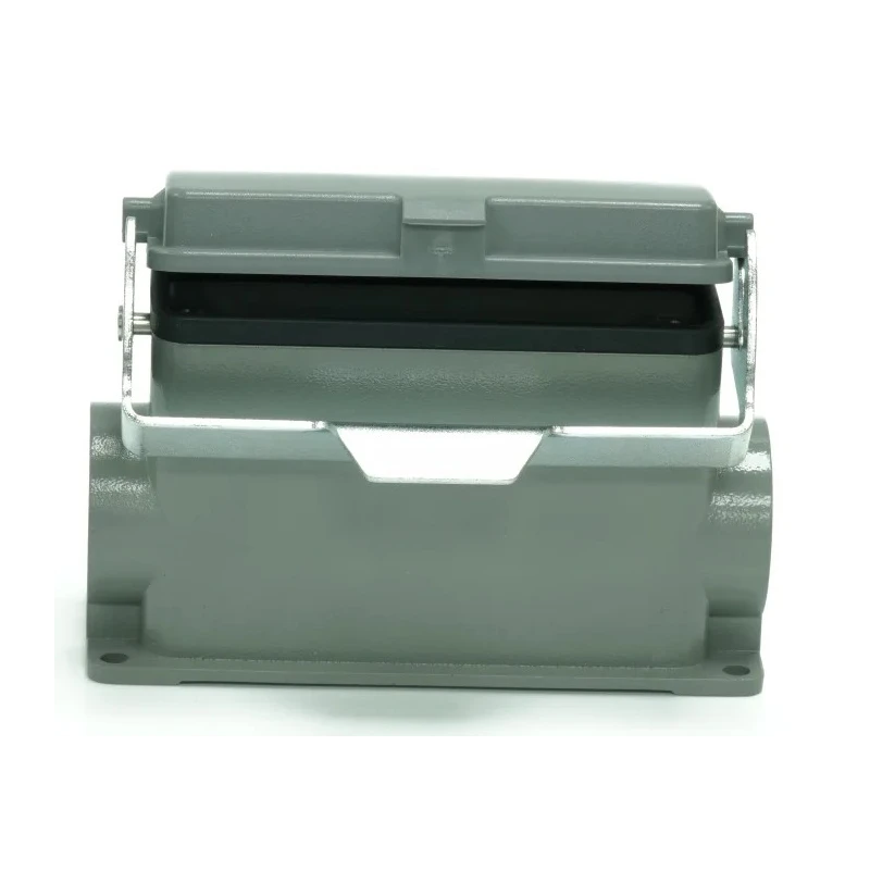 RS PRO Heavy Duty Power Connector Housing Die Cast Aluminium Surface Mount IP65 1 Lever M32 Thread 208-4032