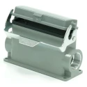 RS PRO Heavy Duty Power Connector Housing Die Cast Aluminium Surface Mount IP65 1 Lever M32 Thread 208-4032
